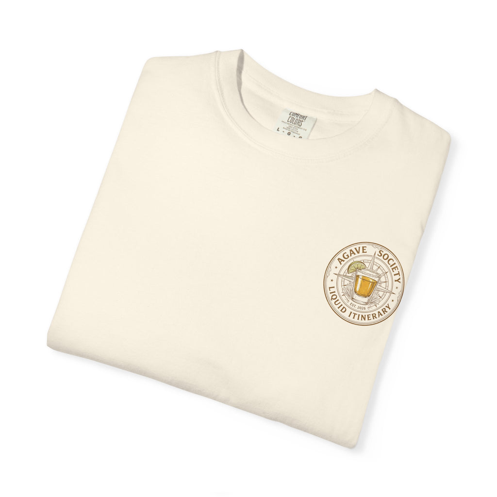Tequila Passport Graphic T-Shirt — Vintage Adventure Journal Tee