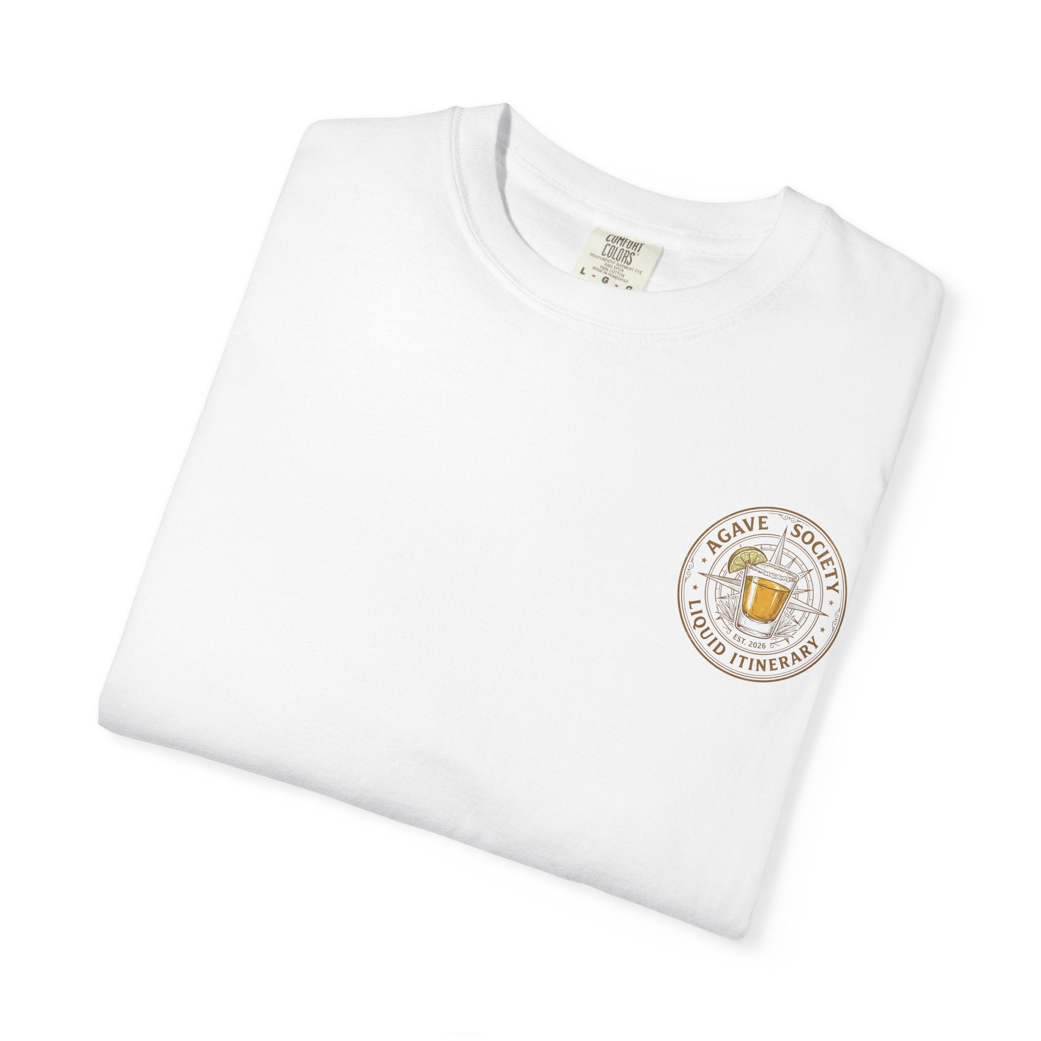 Tequila Passport Graphic T-Shirt — Vintage Adventure Journal Tee