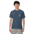 Hacienda Jalisco Crest Series tequila T-shirt front with Agave Society left chest badge in Midnight